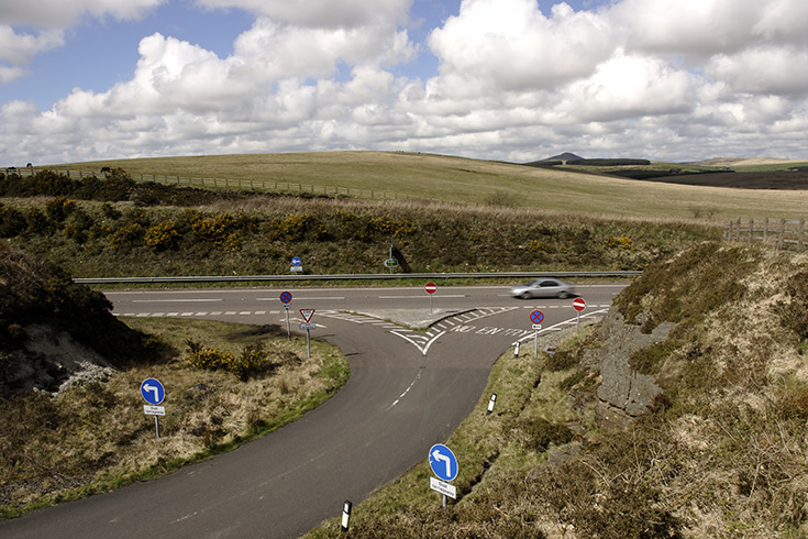 The A30, Bodmin Moor, Cornwall